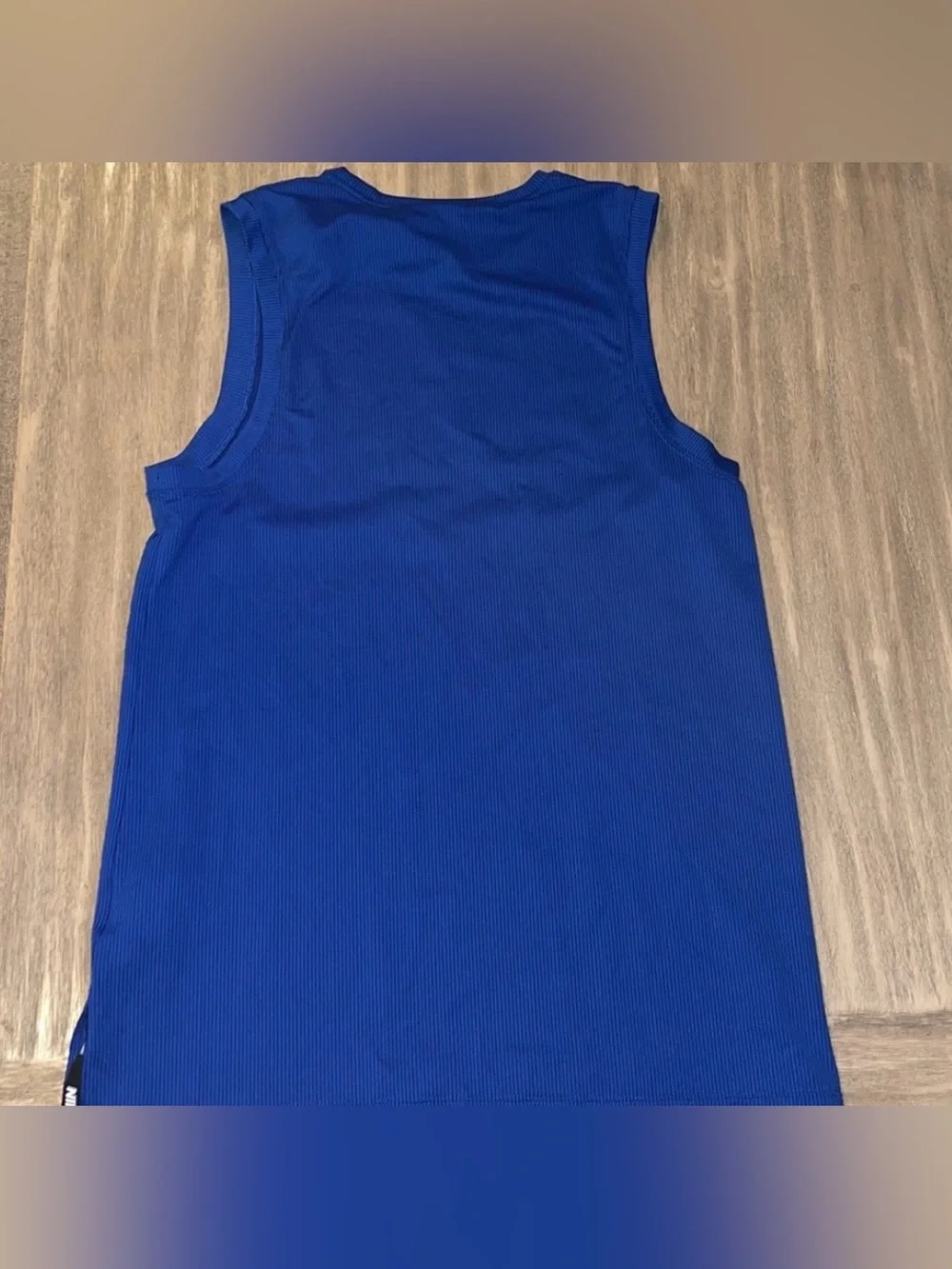 Nike Boys Blue Sleeveless Athletic Tank with Swoosh
